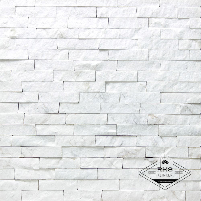 Фасадный камень Полоса - Мрамор Белый Импортный Thassos Extra в Липецке